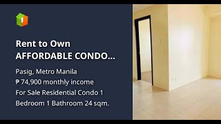 Rent to Own AFFORDABLE CONDO near BGC Taguig 20kmonth LIPAT AGAD [upl. by Essirehc]