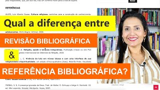 Qual a diferença entre Revisão Bibliográfica e Referência Bibliográfica Revista Científica [upl. by Darwen940]