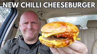 ABSOLUTELY SHOCKING New Chilli Double Cheeseburger at McDonalds [upl. by Ykcul919]