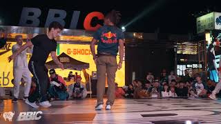 RB BC ONE ALLSTARS vs EUROPEAN DREAMTEAM 2018 Bboy Crew Final BBIC SKorea  YAK BATTLES [upl. by Ynnij]