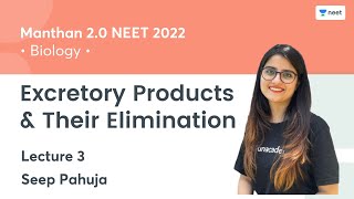 Excretory Products amp Their Elimination L3  Biology  Seep Pahuja  Unacademy NEET  NEET 20222023 [upl. by Theone590]