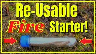 ReUsable Fire Starter  Cheap and Easy [upl. by Doralyn]