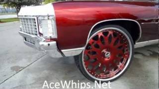 AceWhipsNET Brandywine Chevy Donk on 26quot Grano Forgiatos [upl. by Sitsuj]