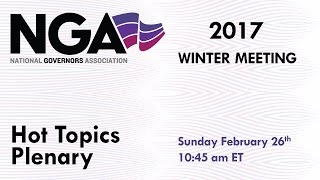 NGA 2017 Winter Meeting  Hot Topics Plenary [upl. by Harihat]