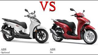 Honda SH 300 vs Honda SH 350i Test specification comparison [upl. by Artimas492]