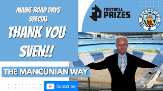 MAINE ROAD DAYS  EP 4  RIP SVEN GORAN ERIKSON  mcfc mancity football soccer manchestercityfc [upl. by Elisee]