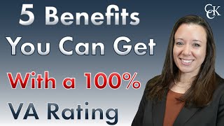 5 Benefits You Can Get With a 100 VA Disability Rating [upl. by Atteynad]