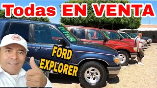 10 Camionetas Familiares baratas FORD EXPLORER tianguis de autos usados en venta [upl. by Rebme]