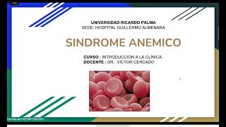 Semiología  Síndrome Anémico 11 [upl. by Steffen]