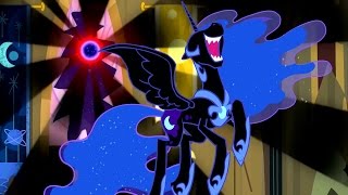 All Nightmare Moon Scenes  My Little Pony Friendship is Magic Seasons 16 [upl. by Salisbarry]