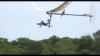 Japanese Student Takes Flight of Fancy Creates Flying Bicycle [upl. by Ellohcin]