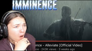 FIRSTTIME REACTIONImminence  Alleviate Official Video [upl. by Niles]