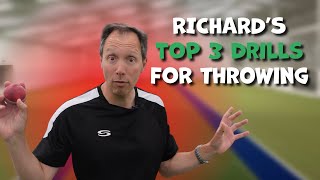 Richards Top 3 Overarm Throwing Drills  Serious Cricket [upl. by Malia]