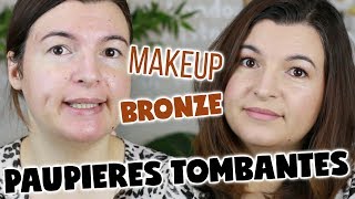 TUTO Maquillage simple pour paupières tombantes bronze 💄 [upl. by Abbate]