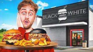 Je teste les BURGERS de IBRATV 🤔 Black amp White Burger [upl. by Lindsy]