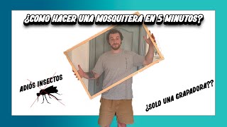 Como HACER una MOSQUITERA en 5 MINUTOS [upl. by Rattan935]