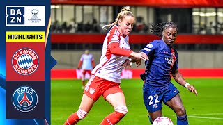 HIGHLIGHTS  Bayern Munich vs PSG UEFA Womens Champions League 202324 Matchday 6 [upl. by Eehsar]