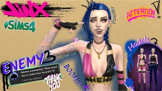 JinxPowder  CC Links  The Sims 4 ASMR CAS [upl. by Rhea]