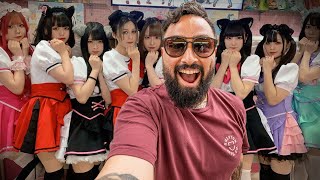 Inside a Maid Cafe in Tokyo Japan 🇯🇵 [upl. by Annayad106]