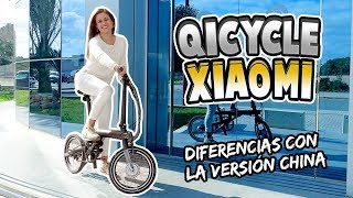 Bici eléctrica Xiaomi  QiCycle hibrida  Review español  Diferencias con la bici China [upl. by Ennoirb]