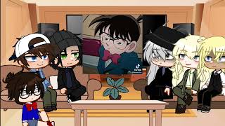 Detective conan react to  Gacha club [upl. by Adlecirg752]