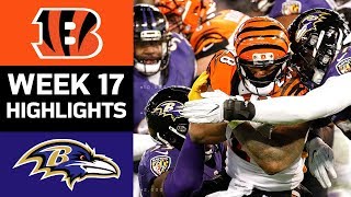 Bengals vs Ravens  NFL Week 17 Game Highlights [upl. by Giguere]