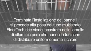 Pannelli radianti Dry 30 FloorTech posa a soffitto in aderenza al plafone [upl. by Araet]