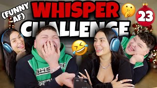 WHISPER CHALLENGE W MARLENE 🤫😂 [upl. by Poucher]