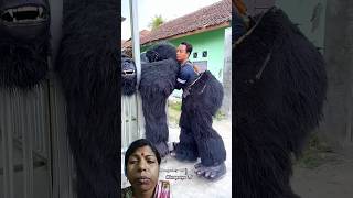 Gorilla🦍 Costume👺😱shorts funnyshorts ytshorts [upl. by Reese]