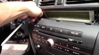 Subwoofer and Amp Install on a Factory Head Unit  04 Mazda 3 [upl. by Jonathan]