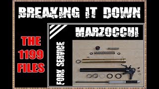 Breaking It Down The 1199 Files Marzocchi Fork Service [upl. by Sirkin]