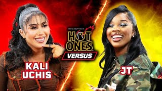 Kali Uchis vs JT  Hot Ones Versus [upl. by Newcomer625]