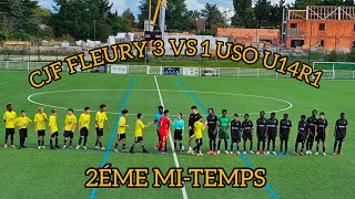 Fleury 3 vs 1 USO match championnat U14R1 2éme mitemps 28092024 [upl. by Kcirdnekel423]