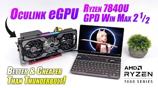 The New Ryzen 7840U WinMax 2 Has An Oculink eGPU Port amp Its Faster Than Thunderbolt [upl. by Anuala595]