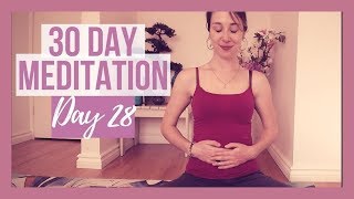 Courage vs Fear Meditation  Day 2830 Day Meditation Challenge [upl. by Farrel]