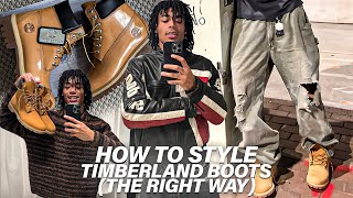 How To Style Timberland Boots The Right Way [upl. by Sitnalta]