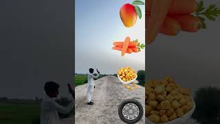 The frouits video  mango  carrot  vfx shortsvideo viralshorts Madni Edits [upl. by Xeno]