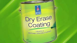 Dry Erase Coating Clear Gloss  SherwinWilliams [upl. by Phemia]