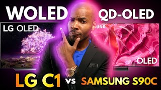 Unbelievable LG C1 vs Samsung S90C Calibrated Comparison [upl. by Lrub]