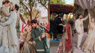 Hania amir and Zaviyar noman full wedding photoshoot ❤️😘 [upl. by Isidore]