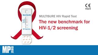 HIV test kit  demonstration of an HIV home test for HIV 1amp2 [upl. by Landre104]