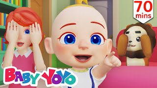 1 hour nursery rhymes songs  Baby yoyo [upl. by Eilsek]