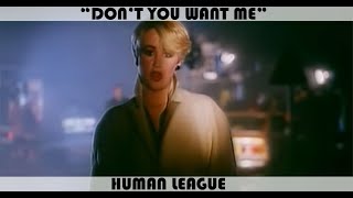 DONT YOU WANT ME  The Human League  Subtítulos inglés y español [upl. by Dnamron]