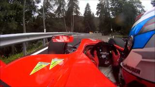 Onboard with David Hauser Dallara GP2  Trento Bondone 2013 [upl. by Alansen]