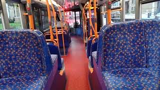 Repainted Enviro 400 MMC Smart Hybrid Stagecoach London 11019 YX68UKD Journey on the Route D6 [upl. by Ave]