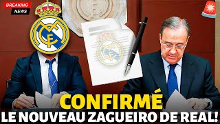 MAINTENANT ET CONFIRMÉ  CE SERA LE NOUVEAU RENFORT DU REAL MADRID  ACTUALITÉS DU REAL MADRID [upl. by Boor]