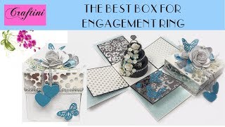 THE BEST ENGAGEMENT RING BOX  Exploding Box [upl. by Egiap]