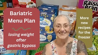 MENU PLAN amp Grocery Haul after GASTRIC BYPASS  More new recipes for the freezer this week [upl. by Vic]