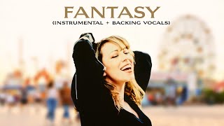 Mariah Carey  Fantasy Instrumental  Backing Vocals With Lyrics [upl. by Noskcire]