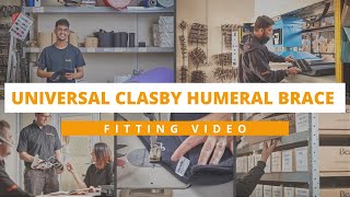 How to fit the Universal Clasby Humeral Brace from Beagle Orthopaedic [upl. by Meuse13]